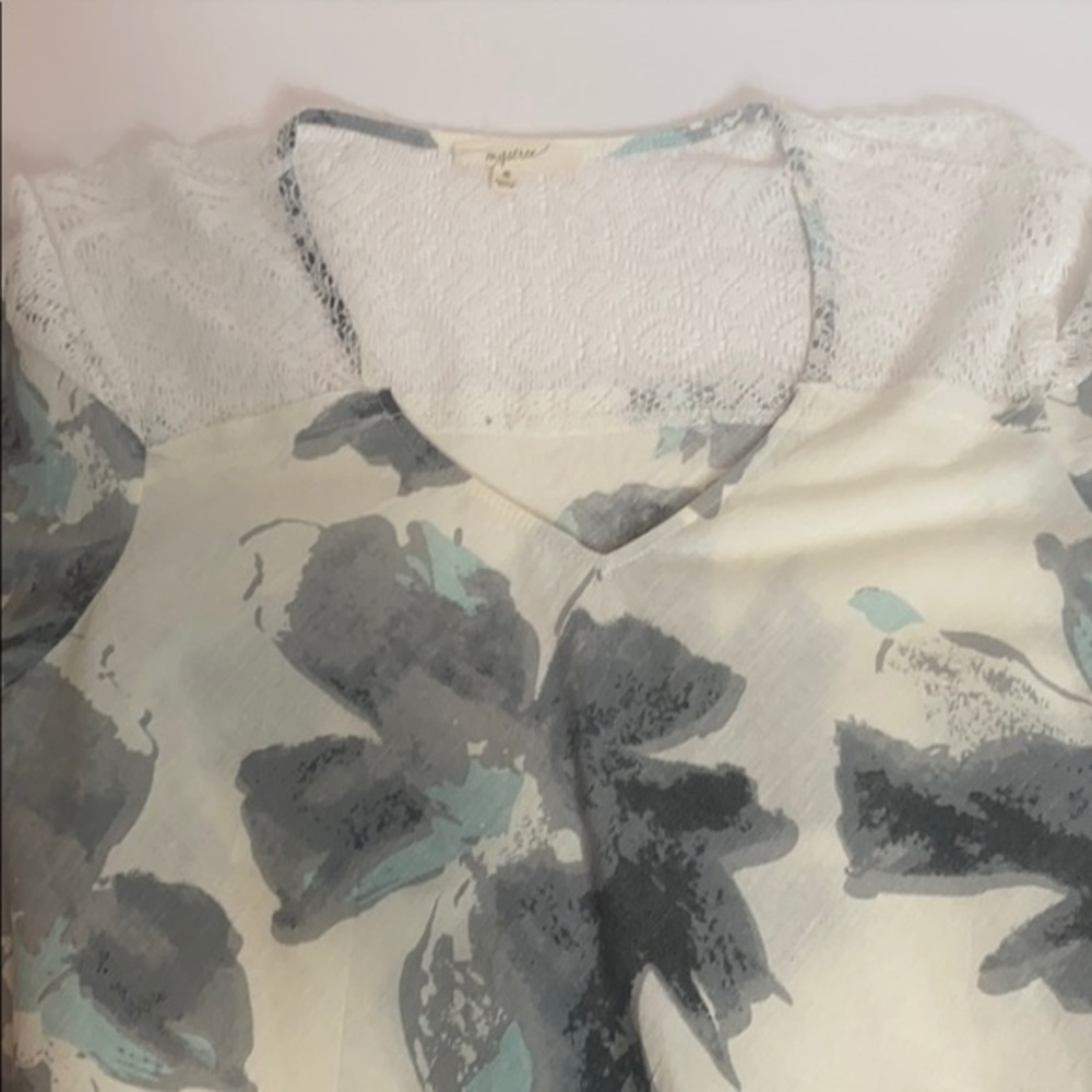 Mystree Boho Top with Lace Size S - Picture 6 of 8
